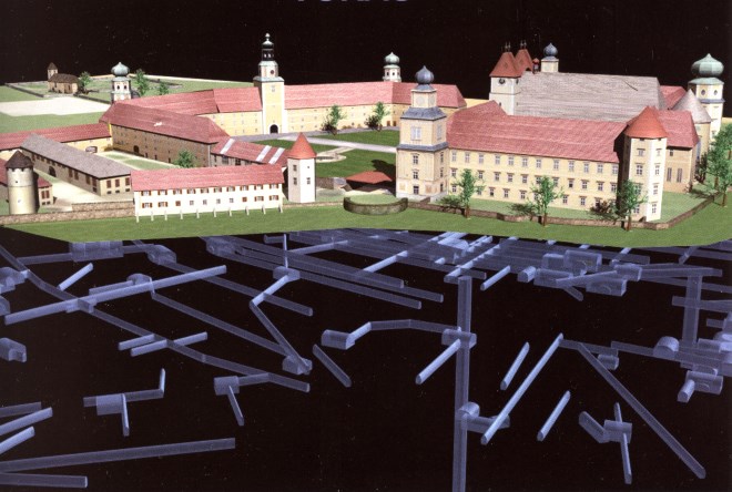 Trade with subterranean people in the middle ages