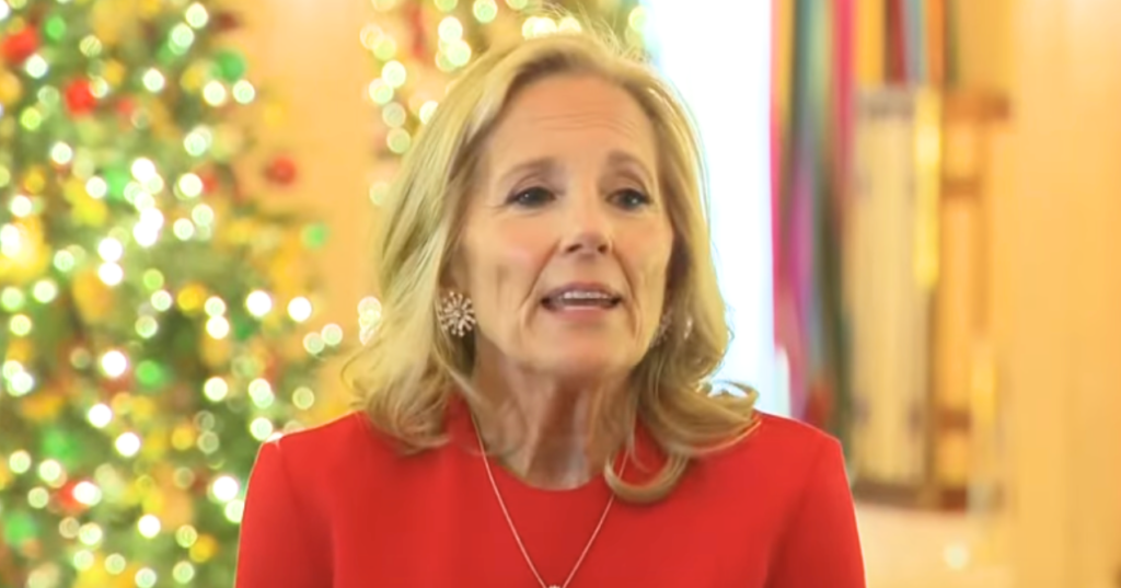 Jill Biden Roasted for WH Christmas Decorations: ‘Straight Out of a Nightmare’