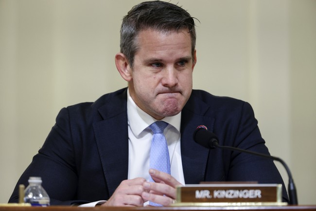 Adam Kinzinger Stomps His Little Foot and Insists He’s Not Afraid of Trump’s Jail Threat