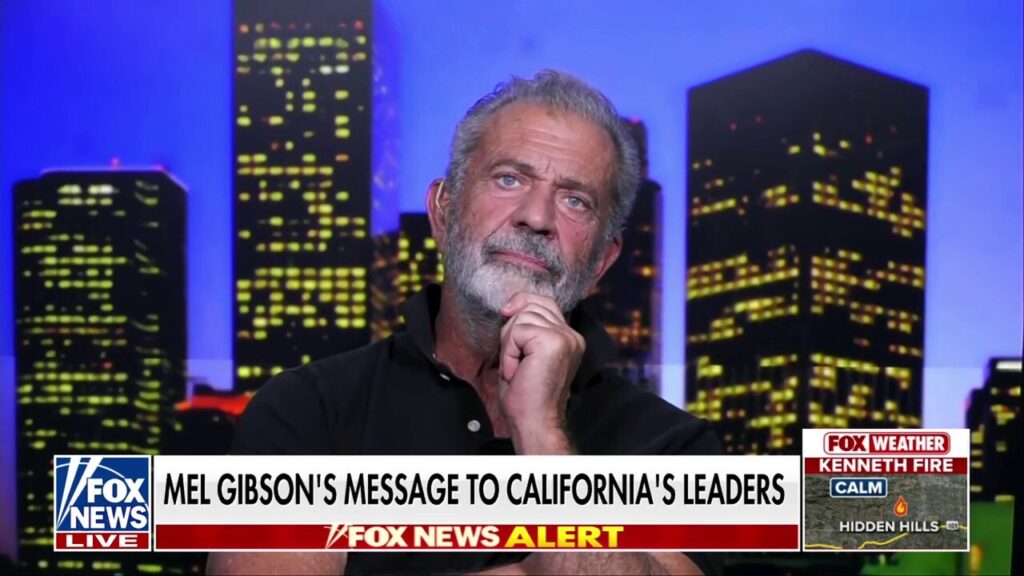 WATCH: Mel Gibson Has Priceless Response To Trump’s California Visit