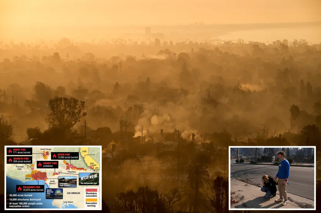 LA fires live updates: New blaze breaks out, prompts mandatory evacuations in Granada Hills