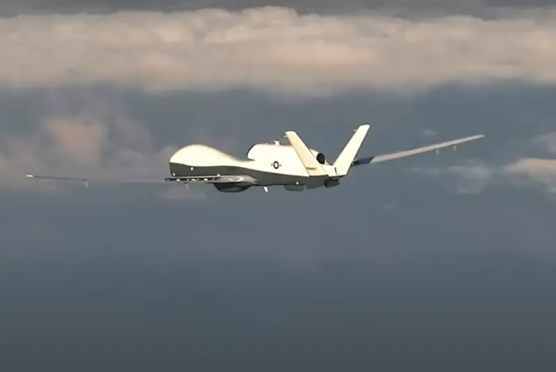 US Air Force RQ-4B Global Hawk strategic reconnaissance aircraft operated near Leningrad and Pskov regions