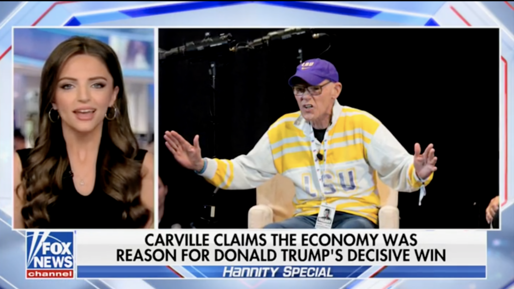 Lyman: James Carville’s Flip-Flop On The Economy Epitomizes Why Democrats Lost