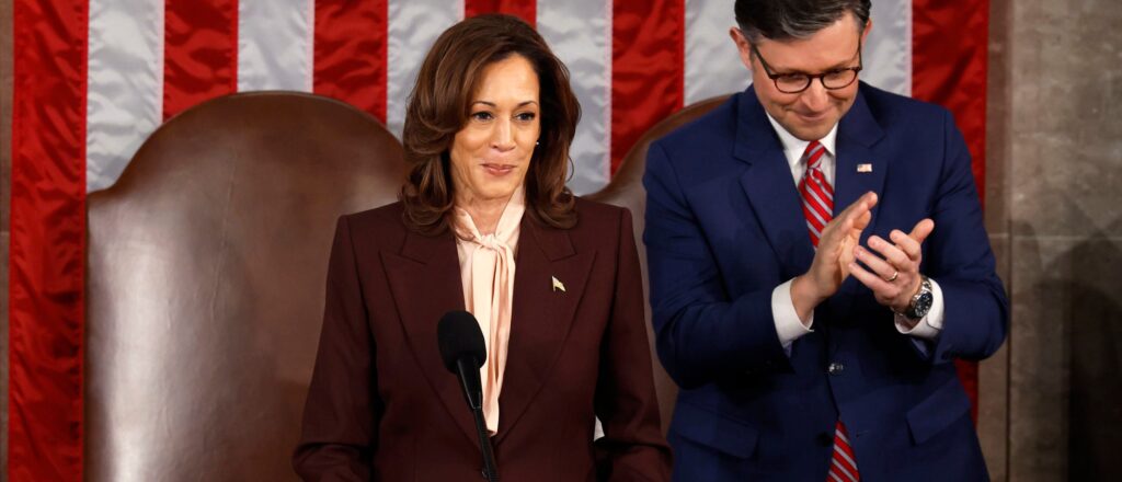 Watch As Kamala Harris Forced To Relive Election Loss As Fellow Democrats Read Off Every Swing State Loss