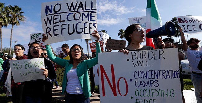 Large Group Terrorizes Drivers Blocking Streets in Dallas While Demanding Open Border with Mexico