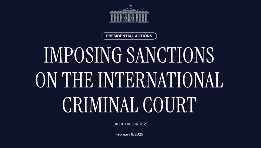 Trump Signs Order Imposing Sanctions on ICC for Israel