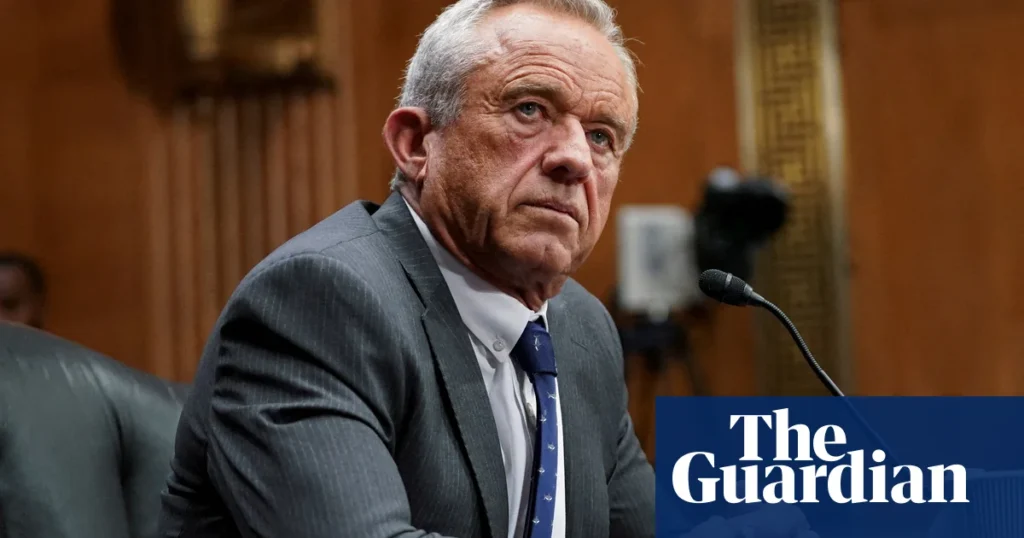 Robert F Kennedy Jr sworn in as health secretary after Senate confirmation