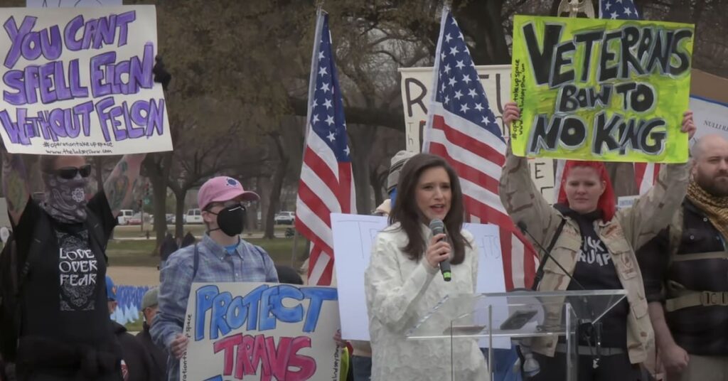 Rally on National Mall; speaker openly says of Trump, ‘get this man out of here, now’ or ‘there will be violence’