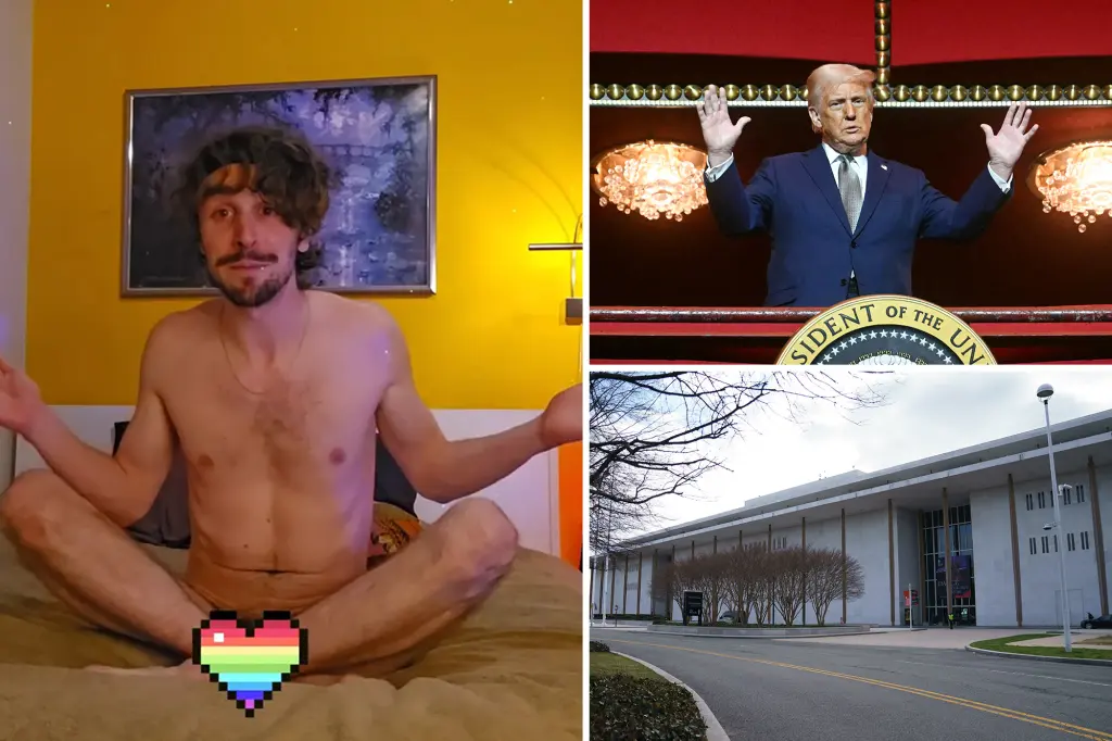 Kennedy Center contractor fired after posting bizarre naked monologue bashing president’s takeover: ‘F–k Donald Trump’