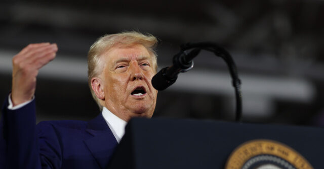 Trump Torches Globalist Elites, Politicians in First 100 Days Speech