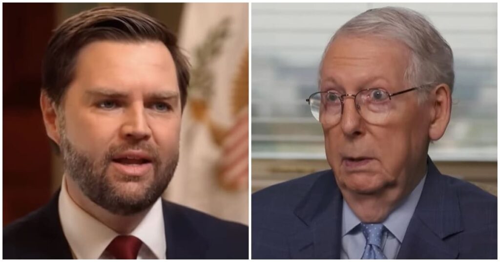 VP Vance slams McConnell’s act of ‘political pettiness’
