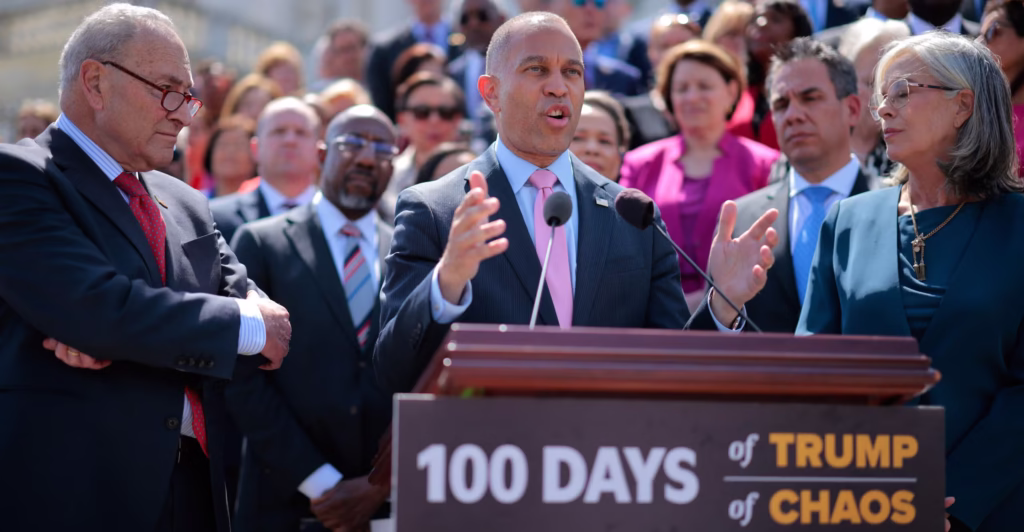 Democrats Vow to Fight Trump, But Don’t Say How