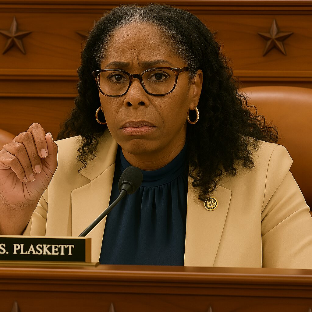 Democrat Stacey Plaskett Lashes Out at Critic After Her Meltdown Against Treasury Bessent in Profanity-Laced Tirade – “C*nt” – “Twa*”
