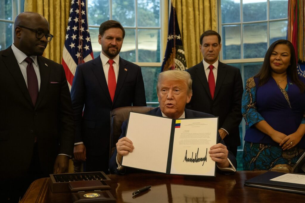 Africa peace deal brokered by Trump tied to US resource push