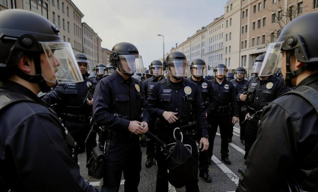 Eye on the Ball: Pro-Illegal Alien Protester Ends Up in Hospital After Testy Encounter with LAPD Shooter