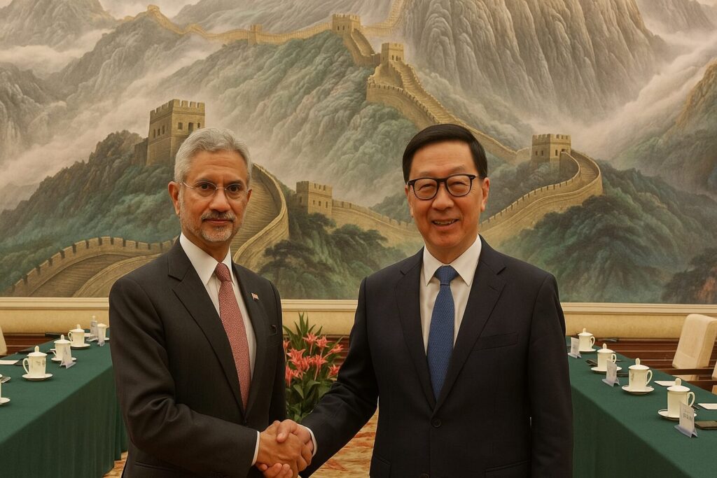 India-China Relations Steadily Improving: Foreign Ministry