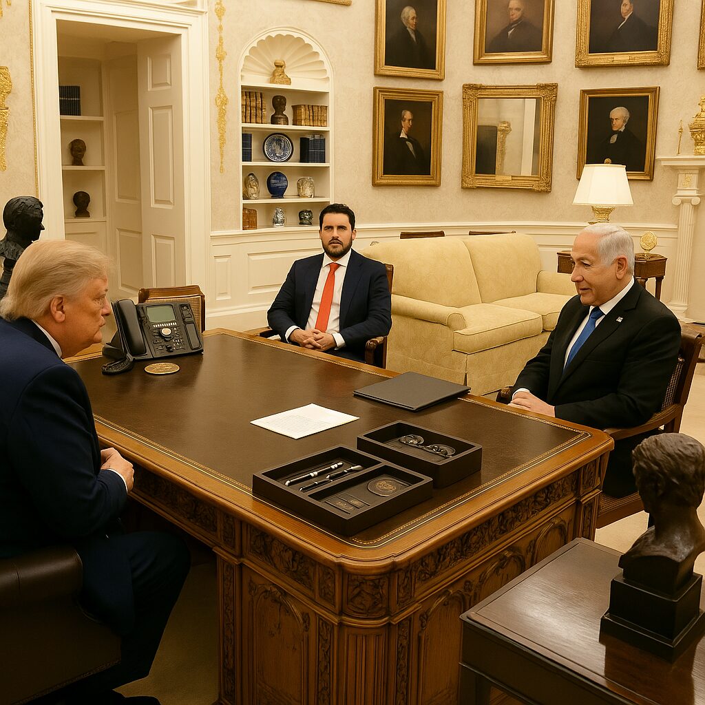 Trump Holds Second Meeting With Netanyahu at the White House