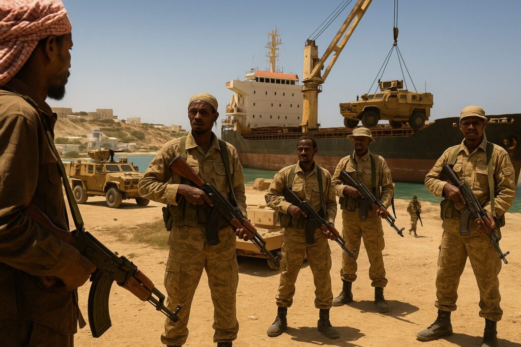 Escalation in Somalia: Puntland forces intercept and loot cargo ship with Turkish armored vehicles en route to Mogadishu