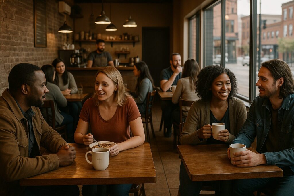 Denver leftists protest Christian coffee shop owner who helps the homeless