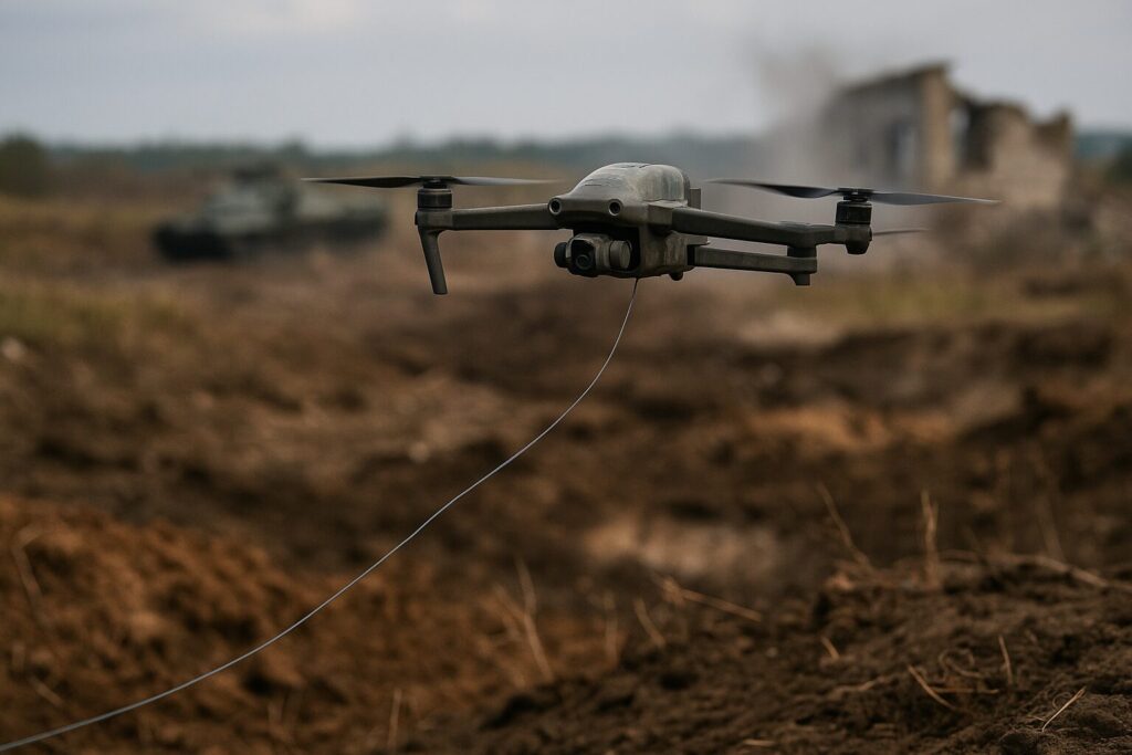 Fiber Optic Communications for Unmanned Vehicles. How It Works