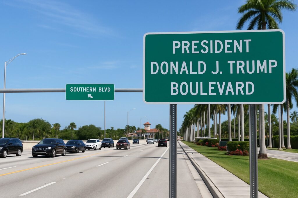 President Trump Responds to Florida Renaming Road After Him