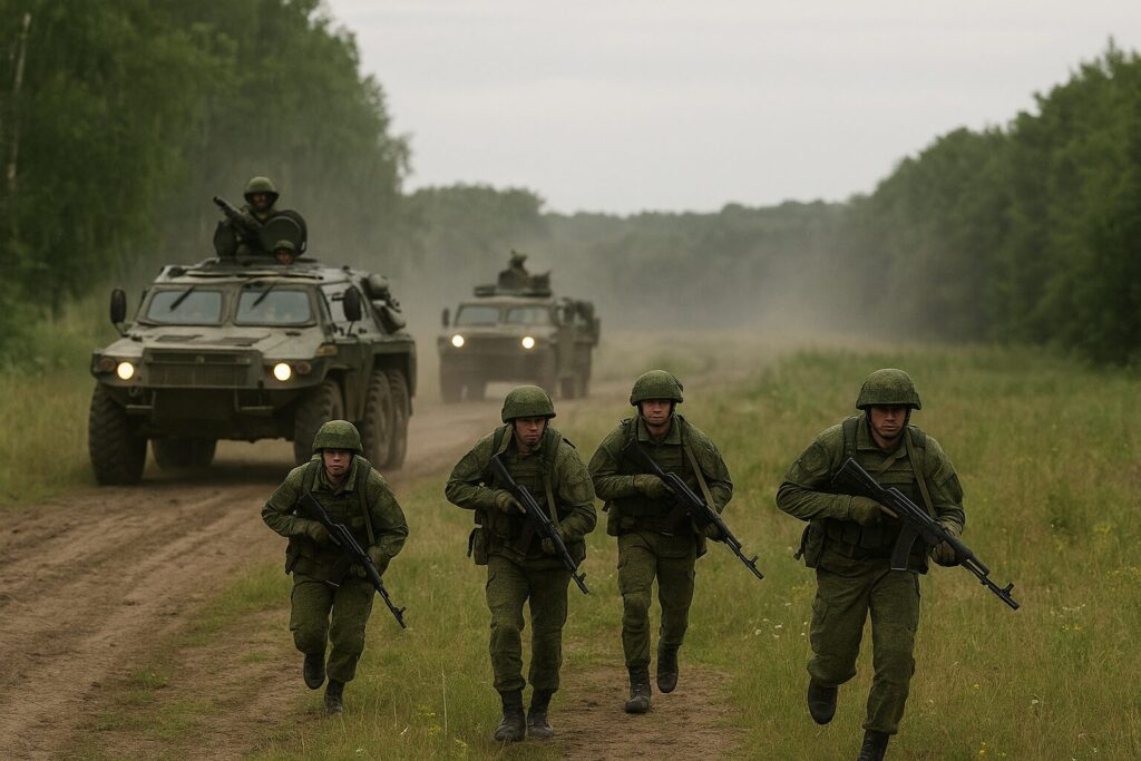 Russian Troops Moving Forward, Creating Buffer Zone to Ensure Security - Kremlin