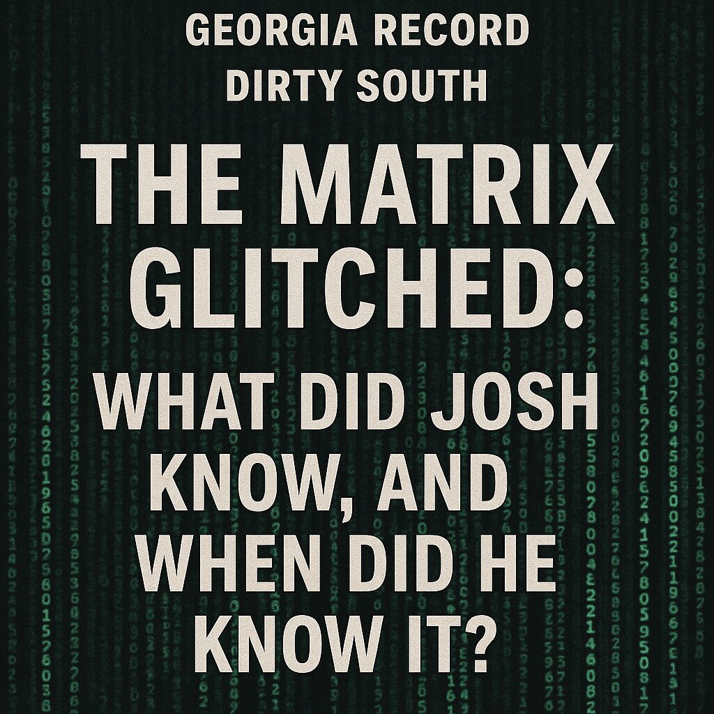 The Matrix Glitched - What Did Josh Know, And When Did He Know it?