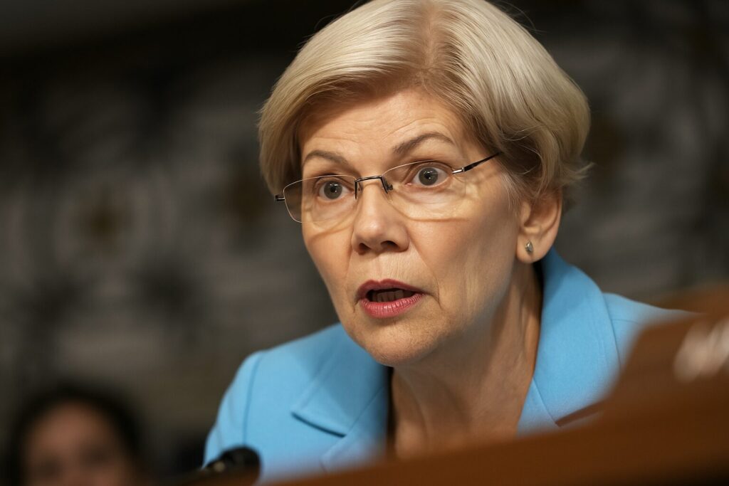 WATCH: Elizabeth Warren Takes a Tumble in the Senate Chamber