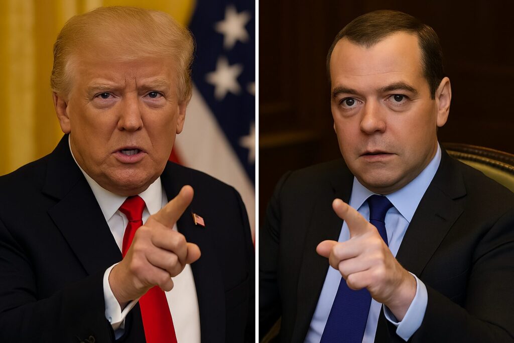 Trump Deploys 2 Nuclear Subs After Medvedev's "Foolish, Inflammatory" Statement