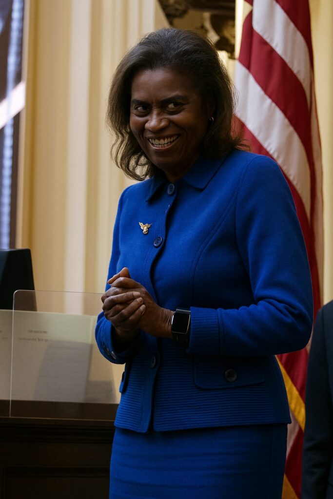 Racist White VA Democrat SHOCKS Country Holding Straight-Up JIM CROW Sign to Protest Winsome Earle-Sears