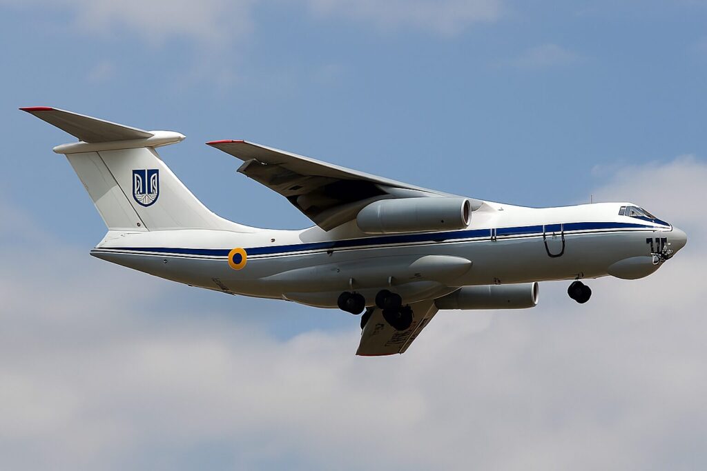 Il-76 delivered military cargo from Moldova to Ukraine