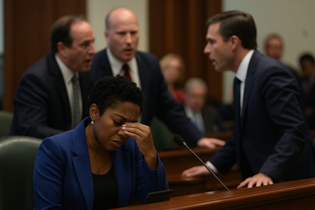 'A hot mess'- Congresswoman Jasmine Crockett panics as Texas lawmakers kick her out of her own district