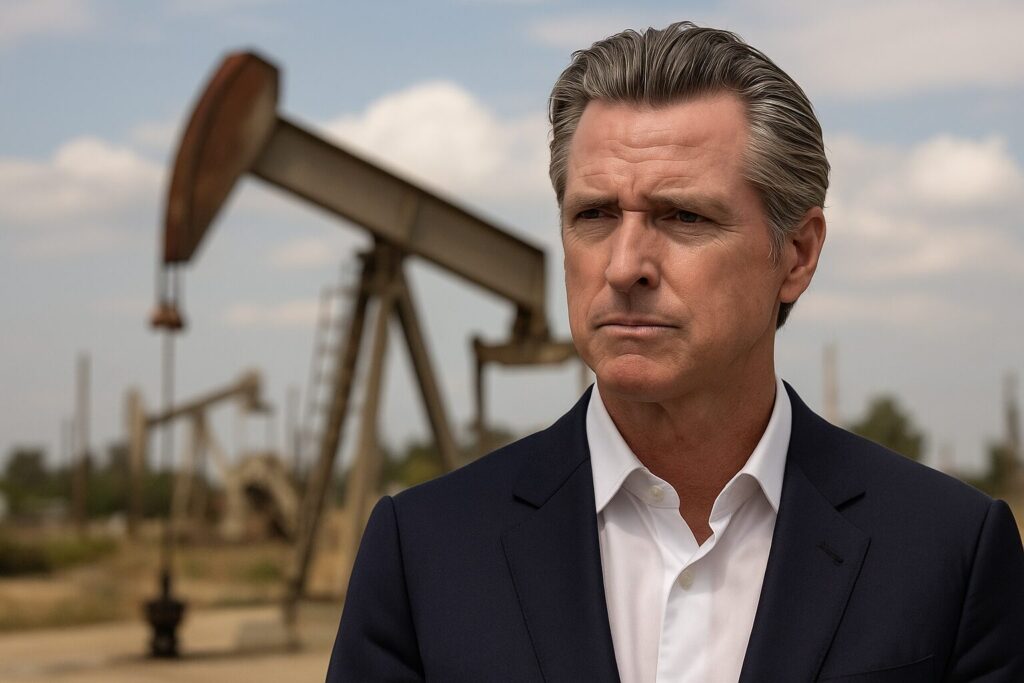 Gruesome Newsom Is Fossil Fuel Flopping Like a Grunion on a Run