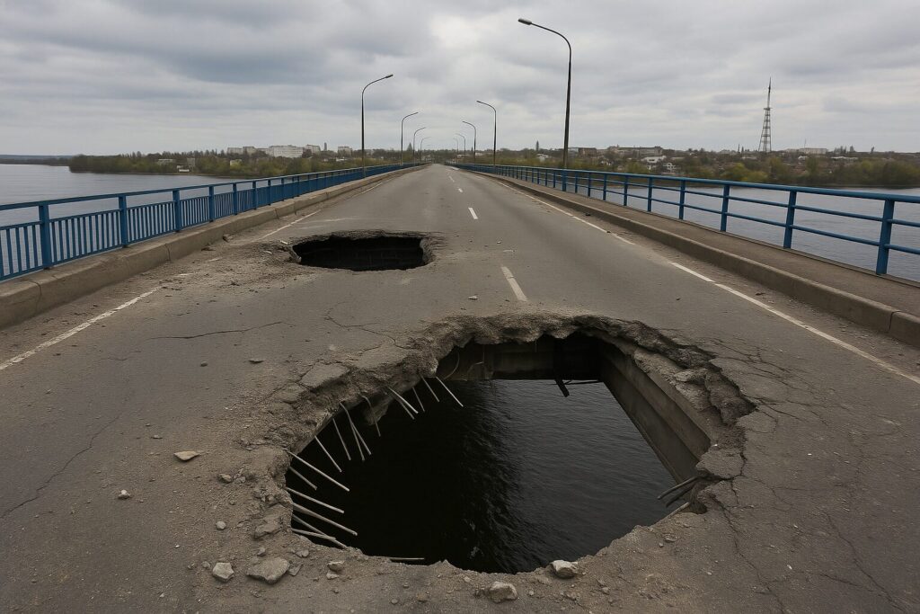 Holes in the Bridge: Discussion on the Internet about the strikes in Kherson