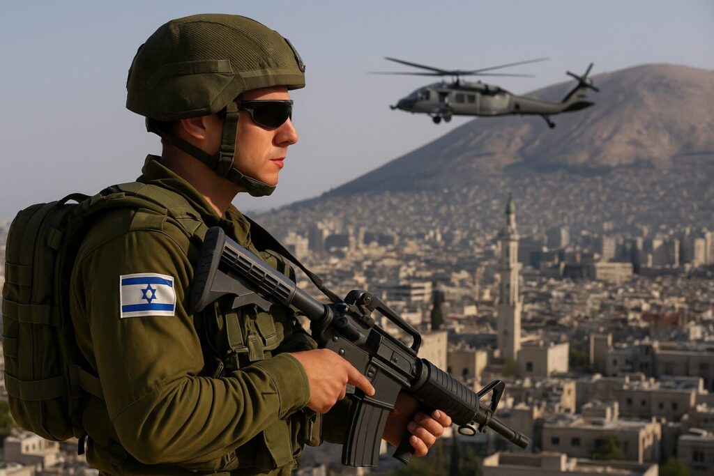 Israeli landing spotted in Damascus