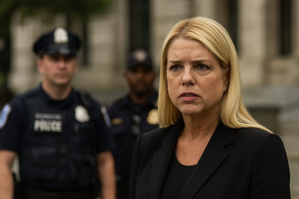 JUST IN: AG Pam Bondi STRIPS D.C. Police Chief’s Powers, Installs DEA Boss In Her Place