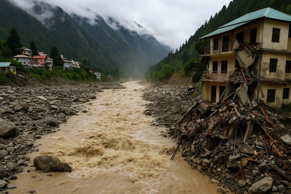 Natural disaster leaves village erased, and people missing