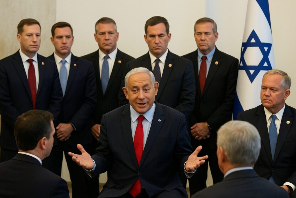 Netanyahu Hosts 20 AIPAC-Sponsored House Republicans in Israel