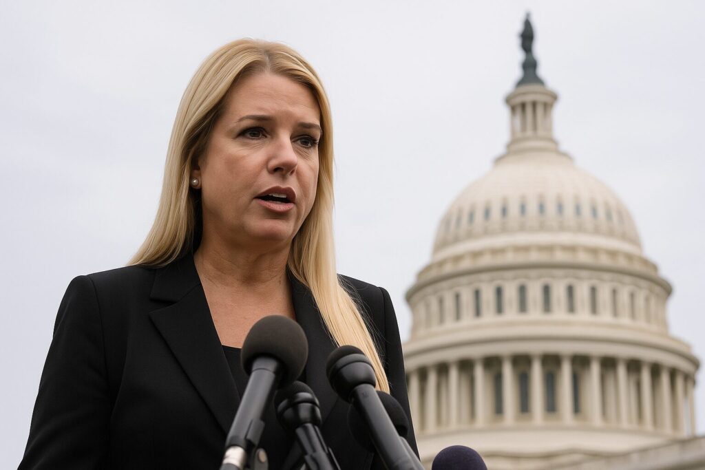 Pam Bondi reveals guy who allegedly threw Subway sub at officer worked for DOJ — he’s now out of a job