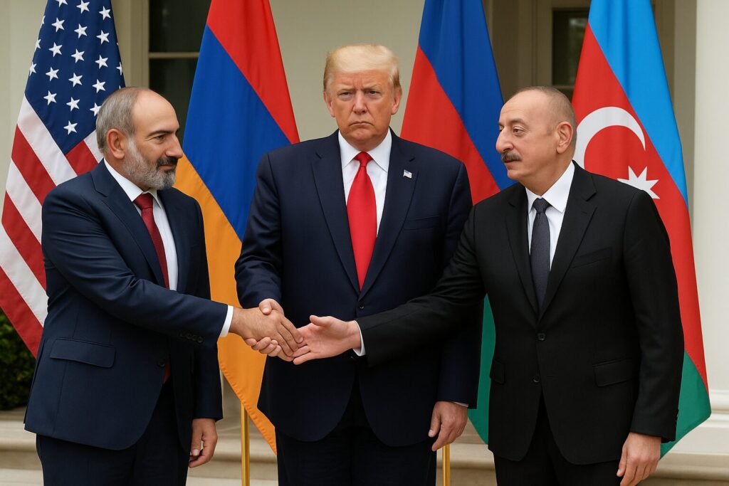 President Trump Highlights a Trilateral Peace Signing with the Prime Minister of the Republic of Armenia and the President of the Republic of Azerbaijan
