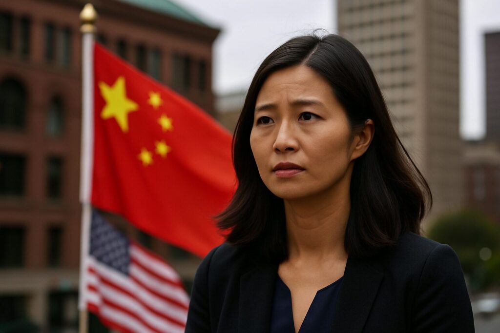 BREAKING: Boston Mayor Wu’s Shocking Ties to CCP Revealed!
