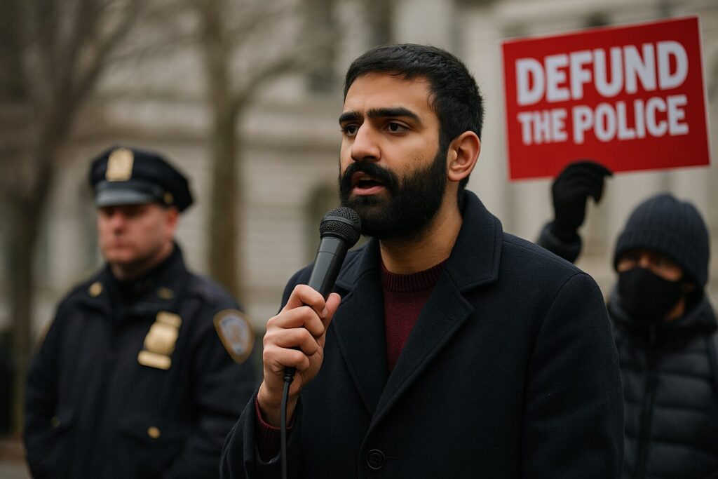 Socialist Candidate Thanks First Responders While Quietly Planning to Disband Elite NYPD Unit