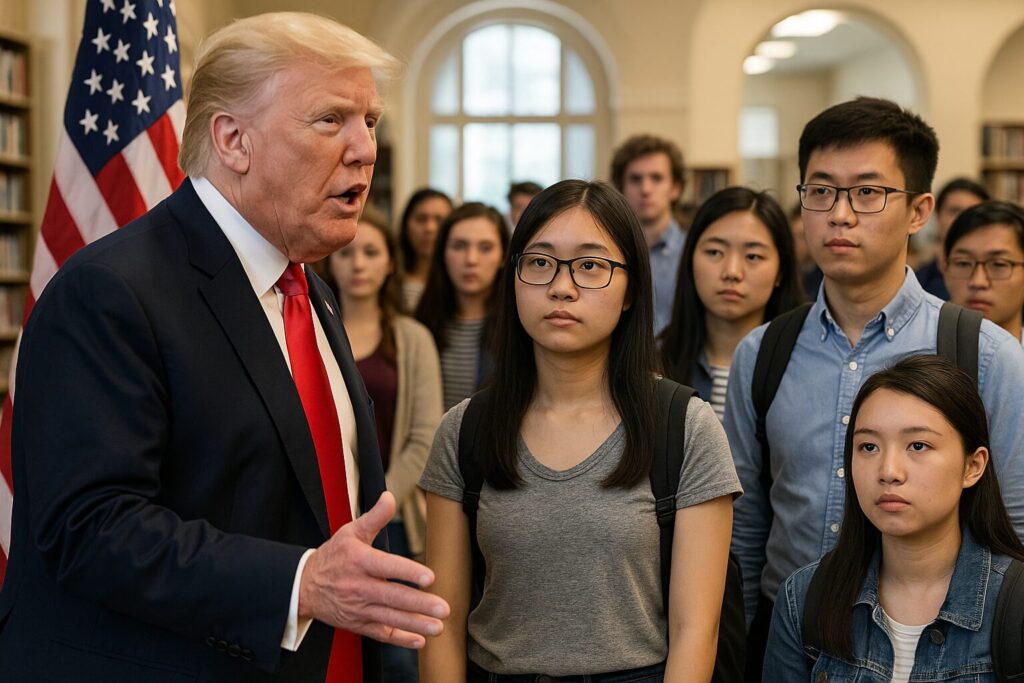 Trump Says He’ll Allow 600,000 Chinese Students To Study In US