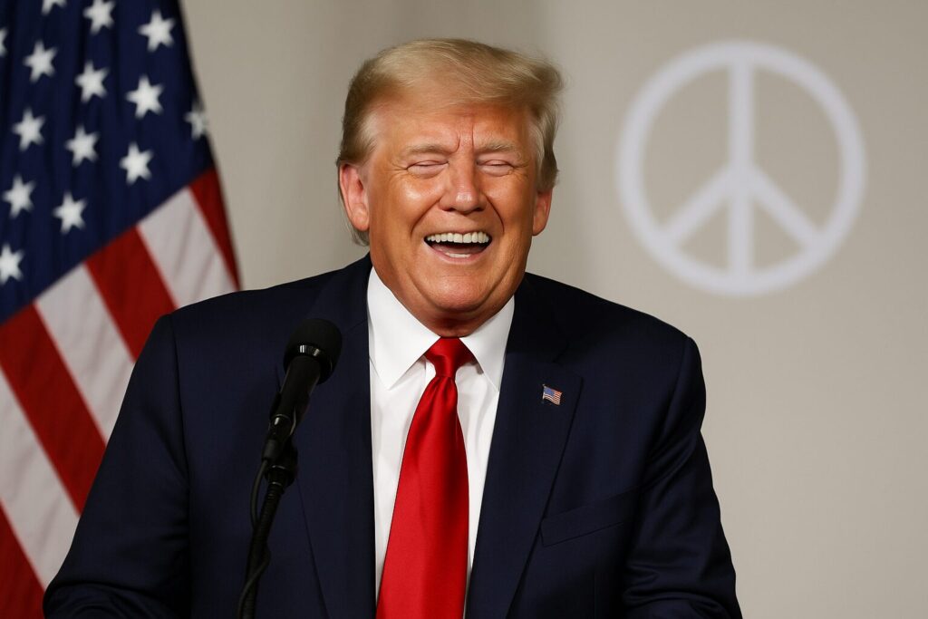 Trump draws laughter when he refers to Biden by familiar nickname at peace event