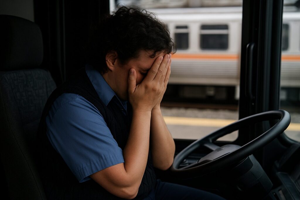 ‘Trans’ bus driver throws himself in front of train because people keep calling him ‘sir’