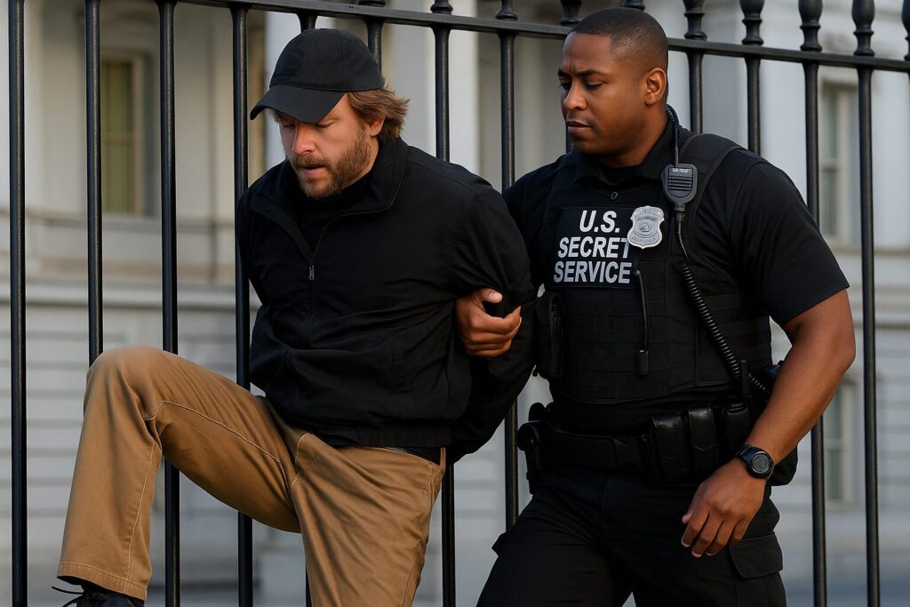 BREAKING: Secret Service Arrest Intruder Who Climbed Over White House Fence
