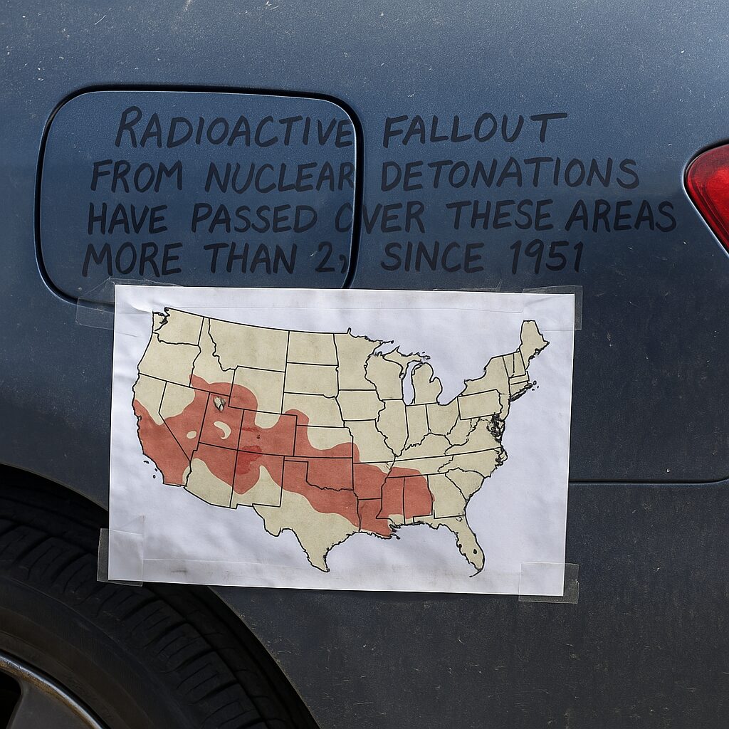 BIZARRE: Dallas ICE Facility Shooter Had A Map Of Radioactive Fallout Across The U.S. On His Car