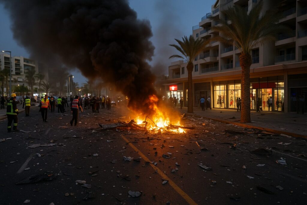 22 wounded as Houthi drone from Yemen hits Eilat