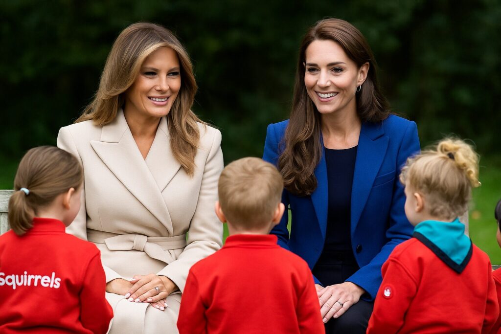 First Lady Melania Trump Concludes Second Day of U.K. State Visit with Focus on Children, Families, and Community