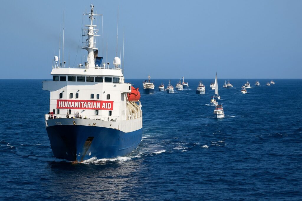 Global Sumud Flotilla Less Than 250 Nautical Miles from Gaza, Closing in on ‘High Risk Zone’